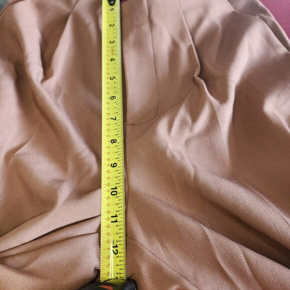 NWT A New Day Target Womens High Rise Tapered Ankle Pants Brown Rust Stretch 2R - Picture 9 of 13
